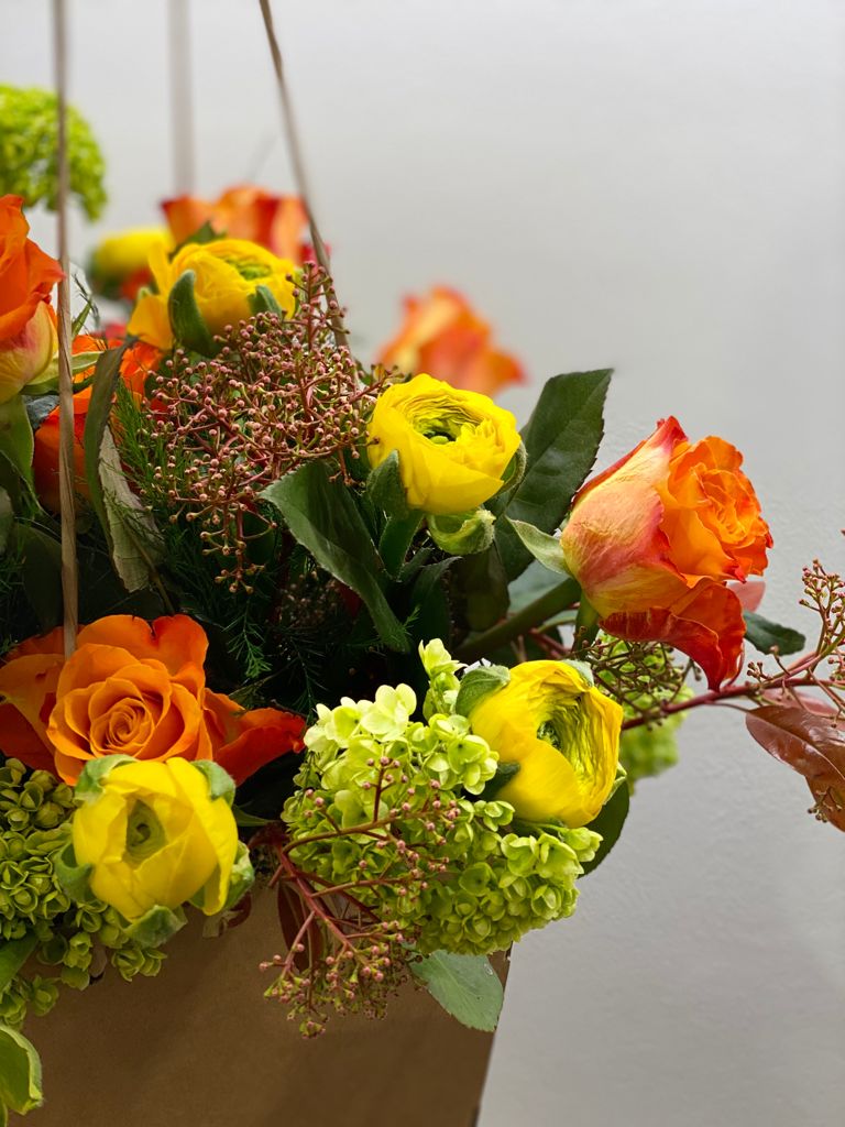 Artemisia Gentileschi - Bouquet in box di Rose e Ranuncoli - immagine 2
